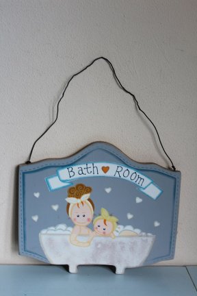 Bordje Bath room - nr. 1