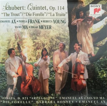 Yo Yo Ma - Schubert*, Emanuel Ax, Pamela Frank, Rebecca Young, Yo-Yo Ma, Edgar Meyer, Barbara Bonne - 1