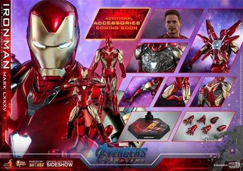 Hot Toys Avengers Endgame diecast Iron Man Mark LXXXV MMS528D30 - 0