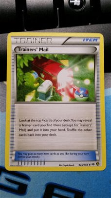 Trainers' Mail (Alt Art)  92a/108  XY Roaring Skies