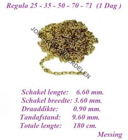 2 Klok kettingen = zie omschrijving= 39647