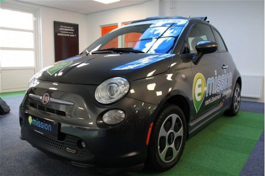 Fiat 500 - 500E 24KWH Volledig Elektrisch Modeljaar 2015 € 13500, - EX BTW 2 jaar garantie - 1