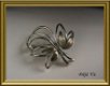 Mooie zilveren (925) broche // vintage silver brooch - 1 - Thumbnail