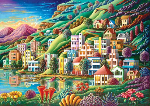 Art Puzzle - Hidden Harbor - 1500 Stukjes Nieuw - 1