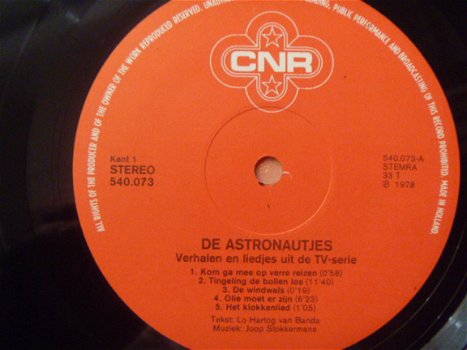 De Astronautjes - De Losbol-planeet - kinderLP 1978 - 3