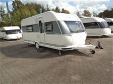 Hobby De Luxe 495 WFB Ruime 4 persoons caravan met vast bed en douche.