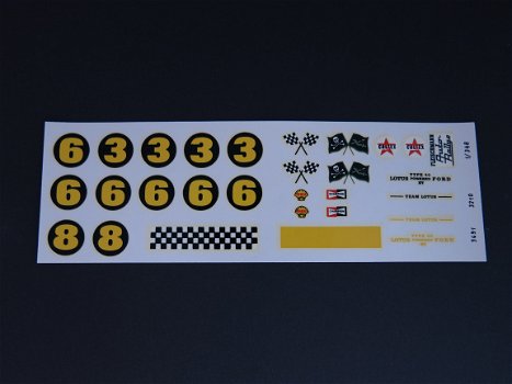 Fleischmann Ford Lotus decals - 1