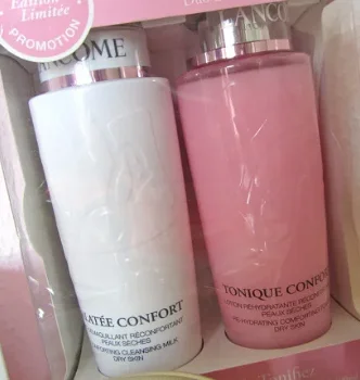 Lancome Tonique Comfort 400ml, Avene Thermal 300ml, Bioderma Crealine (Sensibio) H2O 500ml) - 0