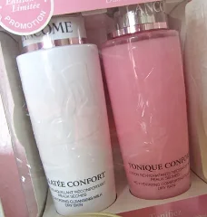 Lancome Tonique Comfort 400ml, Avene Thermal 300ml, Bioderma Crealine (Sensibio) H2O 500ml)