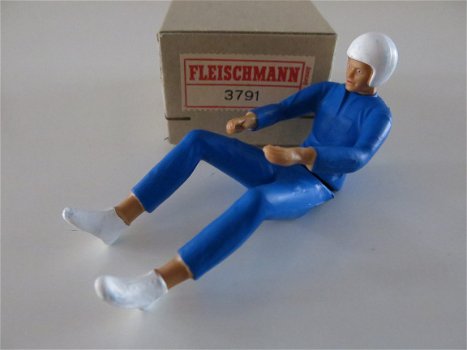 Go-Cart racefiguur man compleet, in ovp - 1