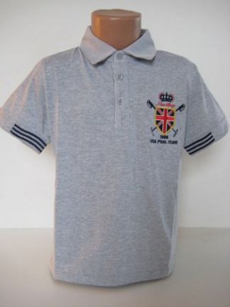 grijs poloshirt mt 146/152 (nr: 3931) - nr. 1