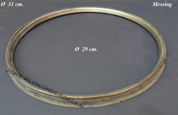 === Klok ring = zonder glas = oud === 39676 - nr. 1