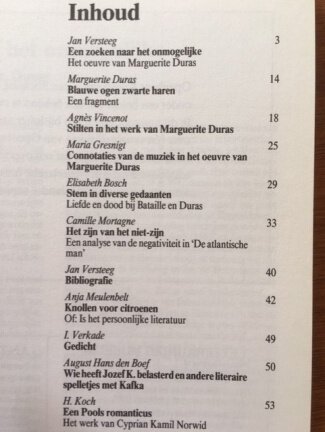 Bzzlletin 142 - Marguerite Duras - Afbeelding 2