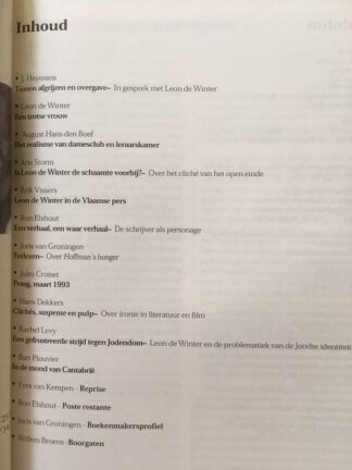 Bzzlletin 253 - Leon de Winter - Afbeelding 2