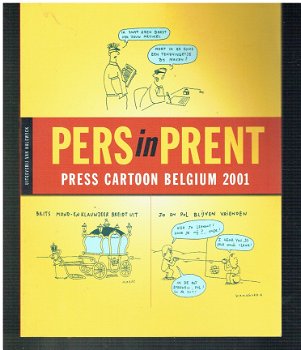 Pers in prent, press cartoon Belgium 2001 - 1