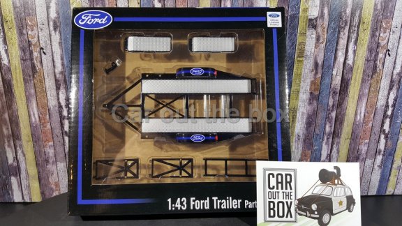 dubbelassige auto transporter FORD 1:43 GMP - 1