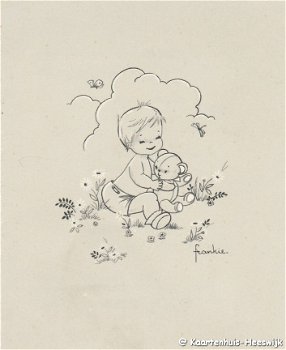 Geboortekaartje Monique v.d. Heuvel Schijndel 25 mei 1963 - 1