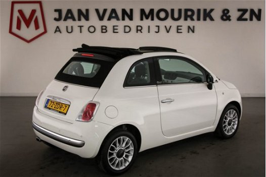 Fiat 500 - 0.9 TwinAir Lounge CABRIO | AIRCO | HALF LEDER | PDC - 1