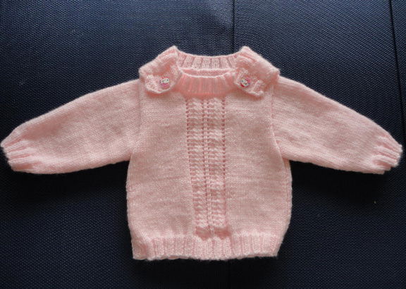004 rose baby truitje voor ca. maat 50-56 - nr. 1