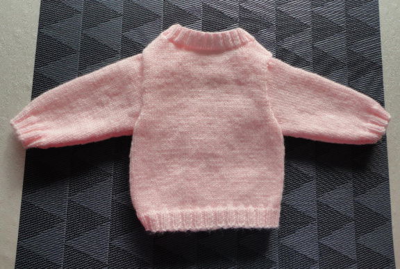 004 rose baby truitje voor ca. maat 50-56 - Afbeelding 2
