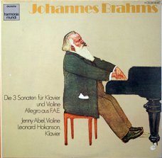 ELPEE - Brahms - Die 3 Sonaten - Jenny Abel violine, Leonard Hokanson, piano
