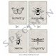 Knipvel insecten A4 knipvellen hobby kaarten maken - 1 - Thumbnail
