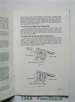 [1968] Instruction Manual SP.25Mk II Single Playing Unit, Garrard - 4