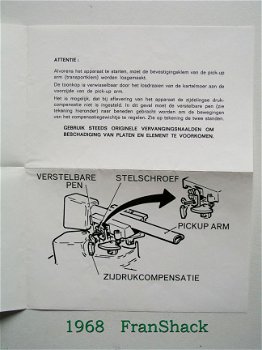 [1968] Instruction Manual SP.25Mk II Single Playing Unit, Garrard - 6