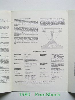 [1980~] Stereo-Anlage 955/078 Bedienungsanleitung, Neckermann/ Twen Tone - 5