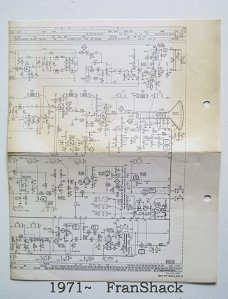 [1971~] X20T731/65 schema Z/W TV, Philips