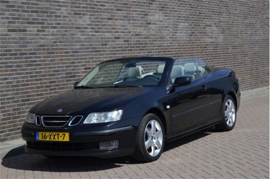 Saab 9-3 Cabrio - 1.8t Griffin Prachtige auto met alle mogelijk opties, navi, trekhaak, boekjes Navi - 1