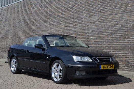 Saab 9-3 Cabrio - 1.8t Griffin Prachtige auto met alle mogelijk opties, navi, trekhaak, boekjes Navi - 1