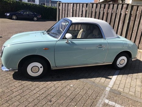 Nissan Figaro - 004 Pale Aqua, airco, Turbo, Automaat - 1