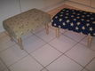 Footstool - little roses - 550 donker noten gelakt - NIEUW !!! - 2 - Thumbnail