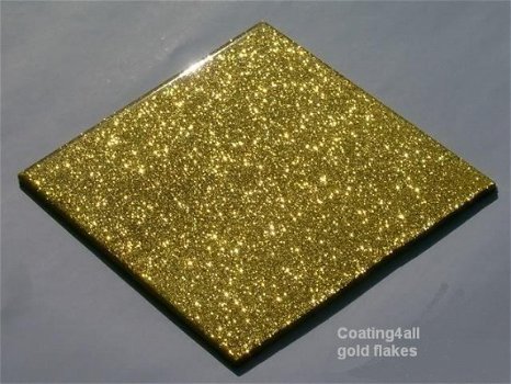 Gold / goud flake metallic powder - 1