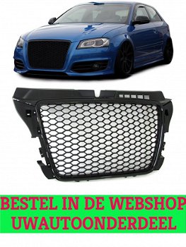 Audi A3 Sport Grill 8P 8V Rs3 S3 Facelift Tsi Tdi Dsg Fsi - 1