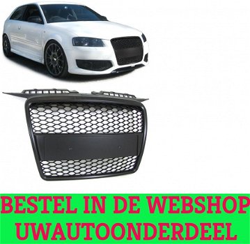 Audi A3 Sport Grill 8P 8V Rs3 S3 Facelift Tsi Tdi Dsg Fsi - 4