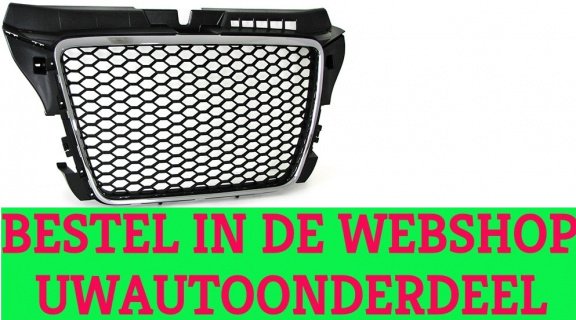 Audi A3 Sport Grill 8P 8V Rs3 S3 Facelift Tsi Tdi Dsg Fsi - 6