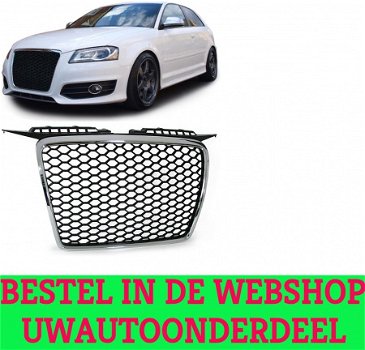 Audi A3 Sport Grill 8P 8V Rs3 S3 Facelift Tsi Tdi Dsg Fsi - 7