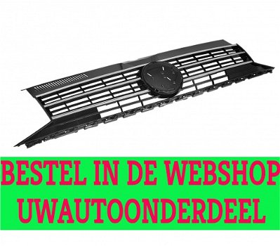 VwTransporter Multivan T6 GP Sport Grill Glans zwart Chrome Strip - 1