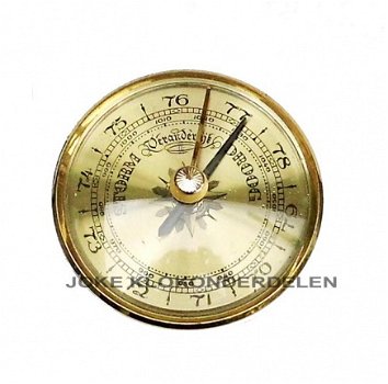 Barometer = bol ( kunststof geslepen) glas = 39726 - 2