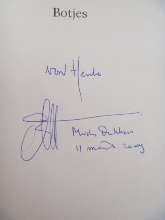 GESIGNEERD - Midas Dekkers, Angela de Vrede - Botjes - Afbeelding 2