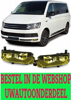 Volkswagen Transporter T6 Set Mistlampen Geel Glas