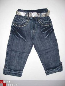capri jeans in mt 86/92 kleur goud