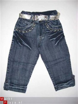 capri jeans in mt 110/116 kleur goud - 1