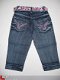 capri jeans in mt 134/140 kleur roze - 2 - Thumbnail