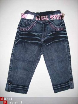 capri jeans in mt 146/152 kleur roze - 1