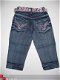 capri jeans in mt 158/164 kleur roze - 2 - Thumbnail