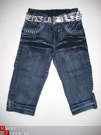 capri jeans in mt 98/104 kleur zilver - nr. 1
