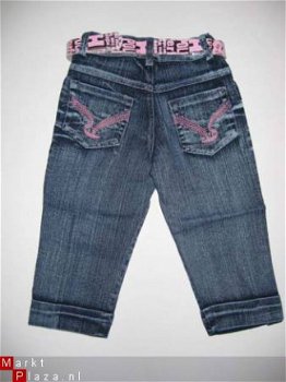 capri jeans in mt 86/92 kleur roze - 2